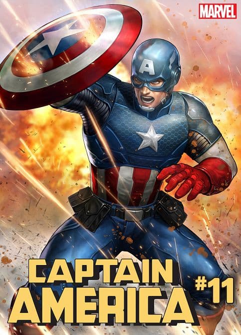 Cover Art for CAPTAIN AMERICA ( 2018-2021 )