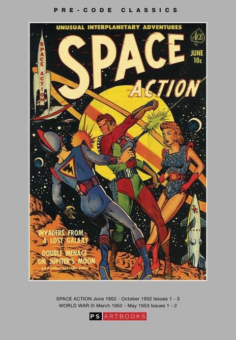 Cover Art for PRE CODE CLASSICS SPACE ACTION WORLD WAR III HC VOL 01