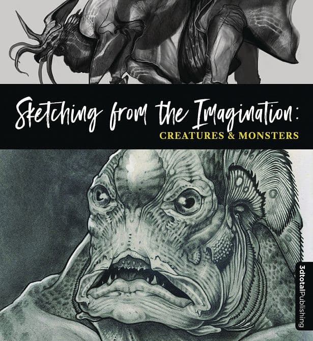 Cover Art for SKETCHING FROM THE IMAGINATION CREATURES & MONSTERS SC