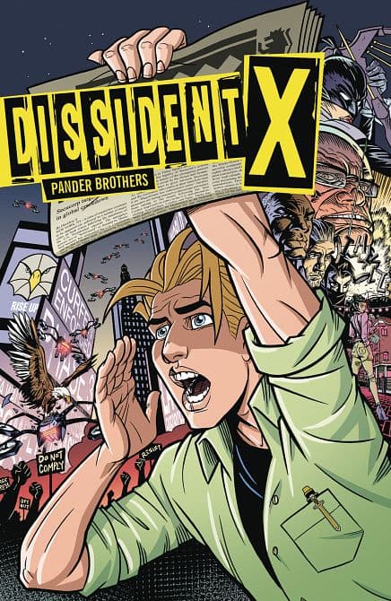Cover Art for DISSIDENT X TP
