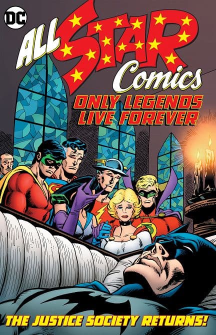 Cover Art for ALL STAR COMICS ONLY LEGENDS LIVE FOREVER HC