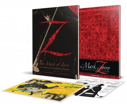 Cover Art for MARK OF ZORRO 100 YRS OF MASKED AVENGER ART DLX ED HC