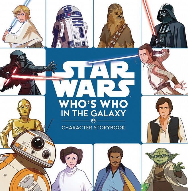 Cover Art for STAR WARS WHOS WHO CHARACTER STORYBOOK HC