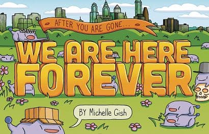 Cover Art for WE ARE HERE FOREVER GN