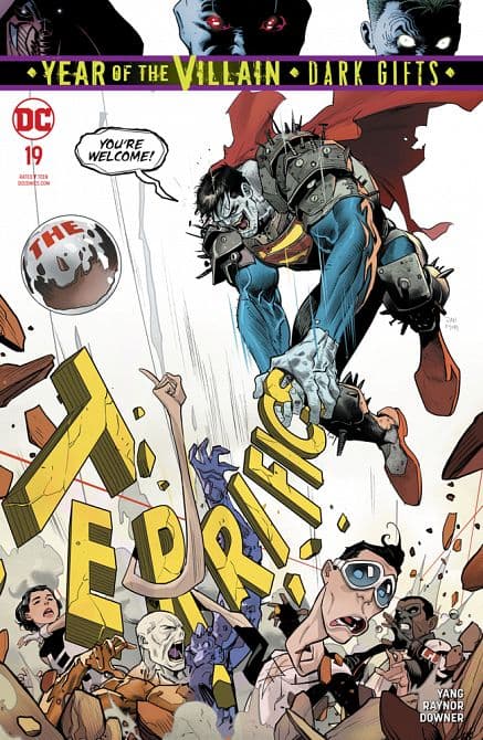 Cover Art for TERRIFICS
