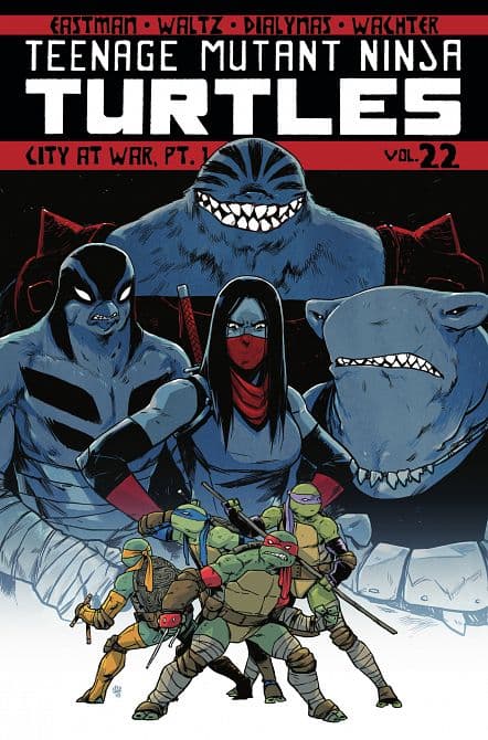 Cover Art for TMNT ONGOING TP VOL 22 CITY AT WAR PT 1