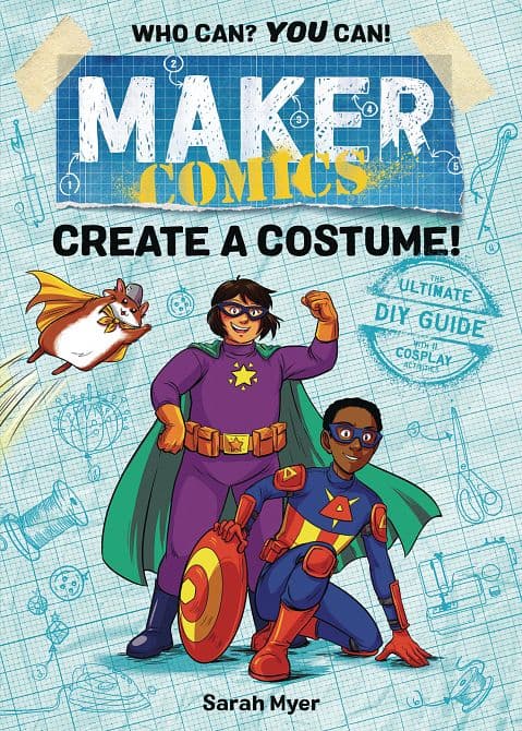 Cover Art for MAKER COMICS HC GN CRE4TE A COSTUME