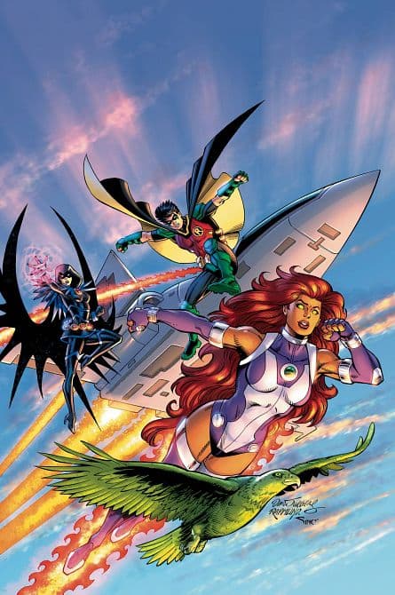 Cover Art for TITANS BURNING RAGE