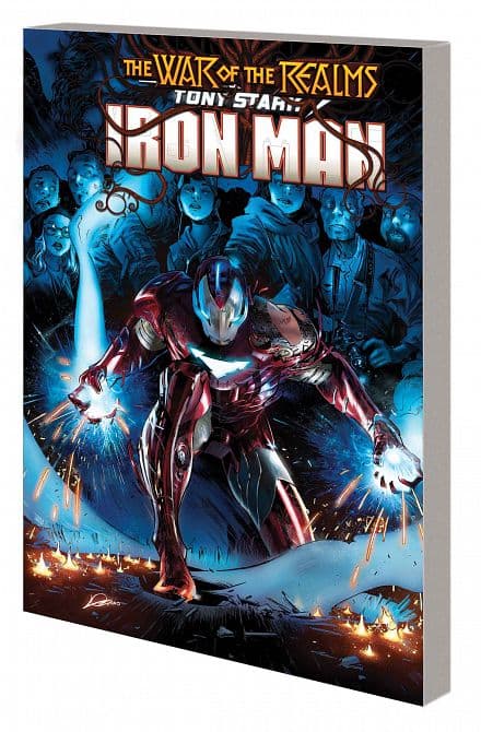 Cover Art for TONY STARK IRON MAN TP VOL 03 WAR OF REALMS