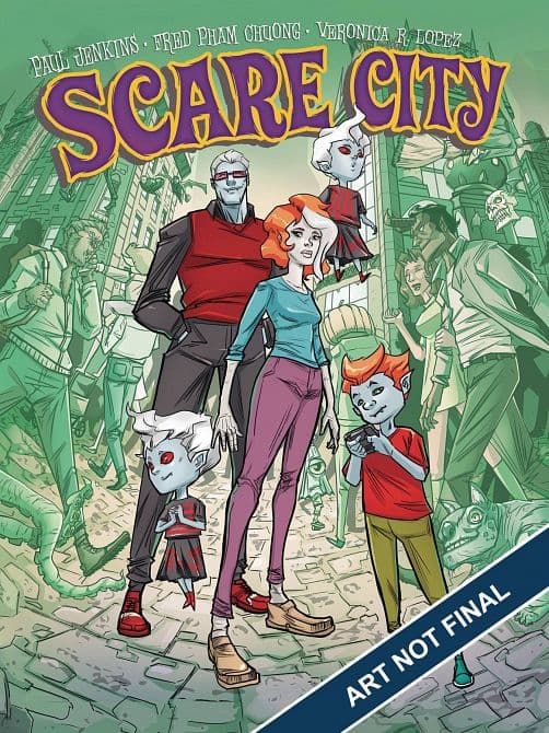 Cover Art for SCARE CITY HC