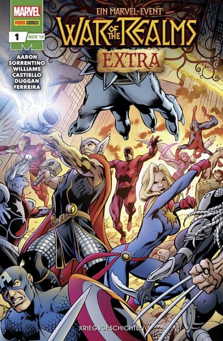 Cover Art for WAR OF THE REALMS EXTRA