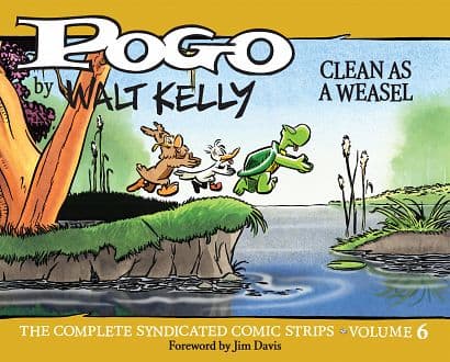 Cover Art for POGO COMP SYNDICATED STRIPS HC VOL 06 CLEAN AS WEASEL