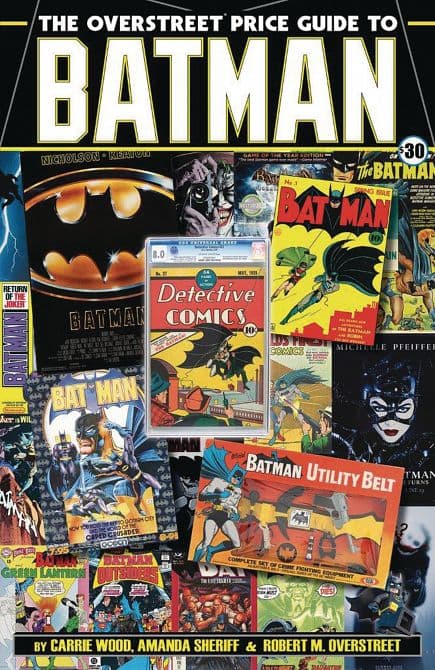 Cover Art for OVERSTREET PRICE GUIDE TO BATMAN SC
