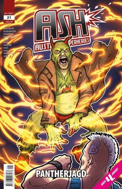 Cover Art for ASH-AUSTRIAN SUPERHEROES