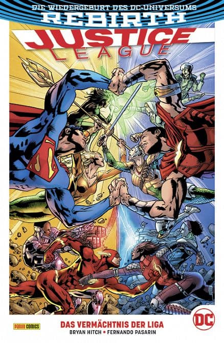 Cover Art for JUSTICE LEAGUE ( REBIRTH ) PAPERBACK ( SC )