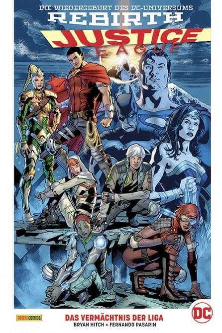 Cover Art for JUSTICE LEAGUE ( REBIRTH ) PAPERBACK ( HC )