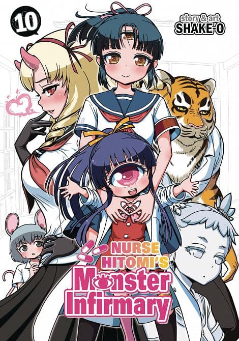 Cover Art for NURSE HITOMIS MONSTER INFIRMARY GN VOL 10