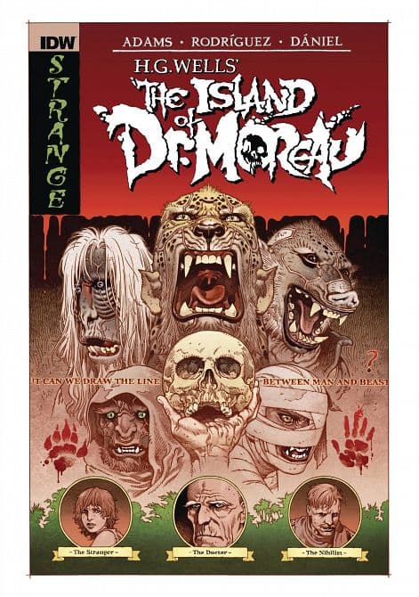 Cover Art for HG WELLS THE ISLAND OF DR MOREAU HC