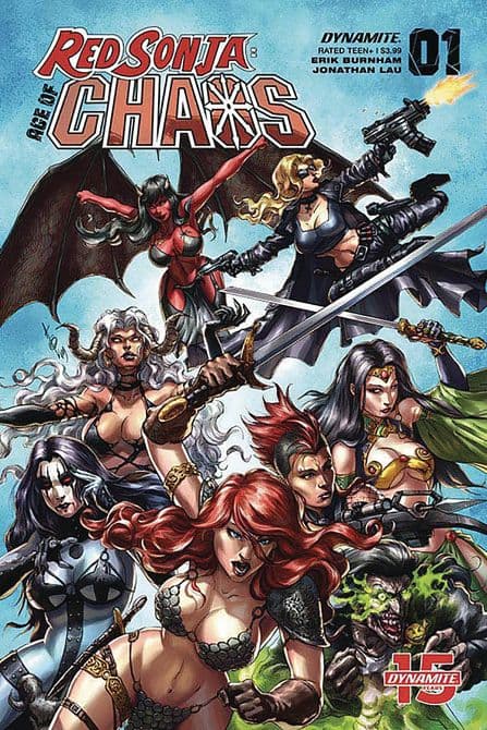 Cover Art for RED SONJA AGE OF CHAOS