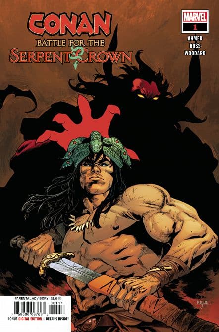 Cover Art for CONAN BATTLE FOR SERPENT CROWN