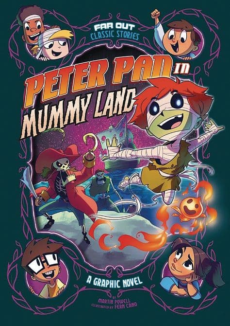 Cover Art for PETER PAN IN MUMMY LAND YR GN