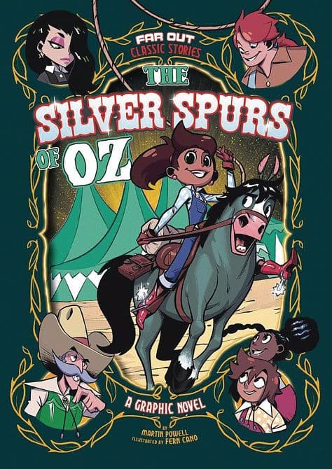 Cover Art for SILVER SPURS OF OZ YR GN