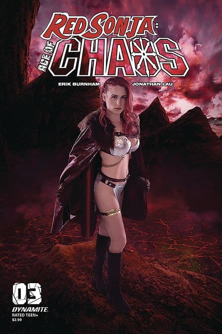 Cover Art for RED SONJA AGE OF CHAOS