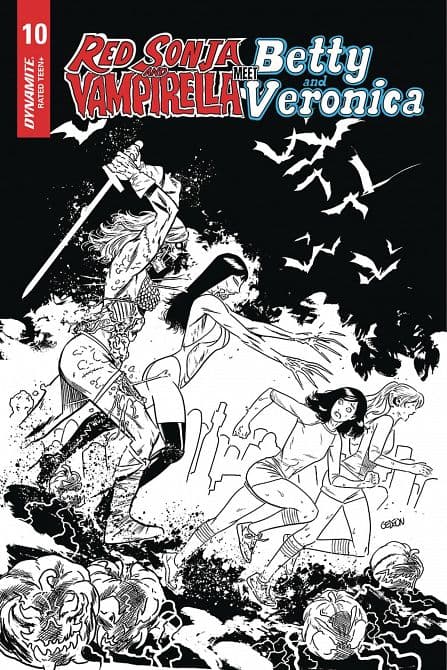 Cover Art for RED SONJA VAMPIRELLA BETTY VERONICA