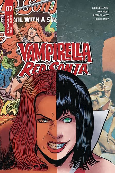 Cover Art for VAMPIRELLA RED SONJA