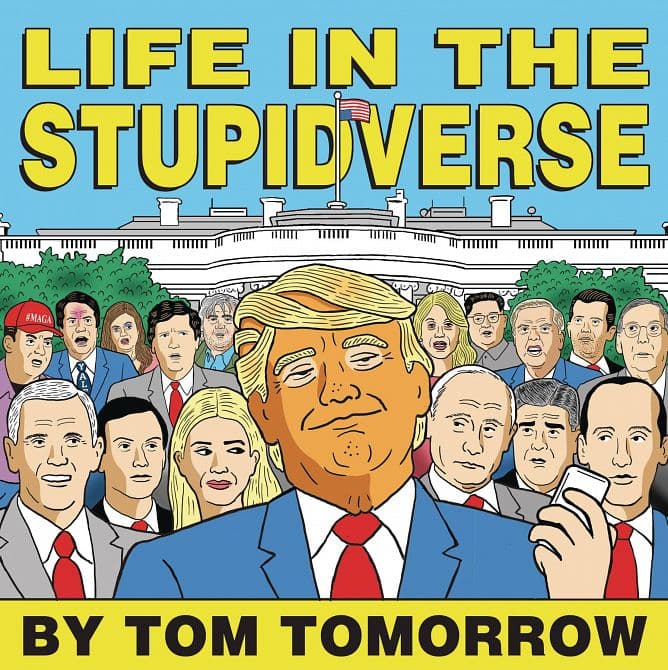 Cover Art for LIFE IN THE STUPIDVERSE GN TP