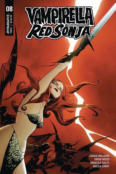 Cover Art for VAMPIRELLA RED SONJA