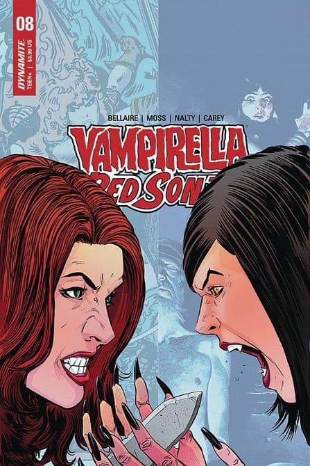 Cover Art for VAMPIRELLA RED SONJA