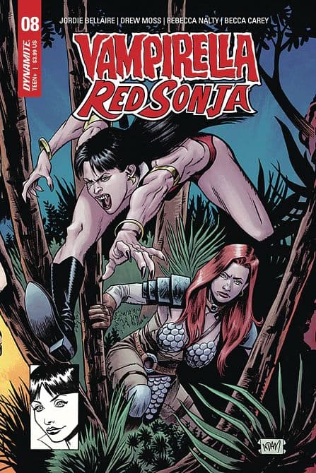 Cover Art for VAMPIRELLA RED SONJA