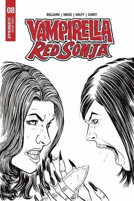Cover Art for VAMPIRELLA RED SONJA