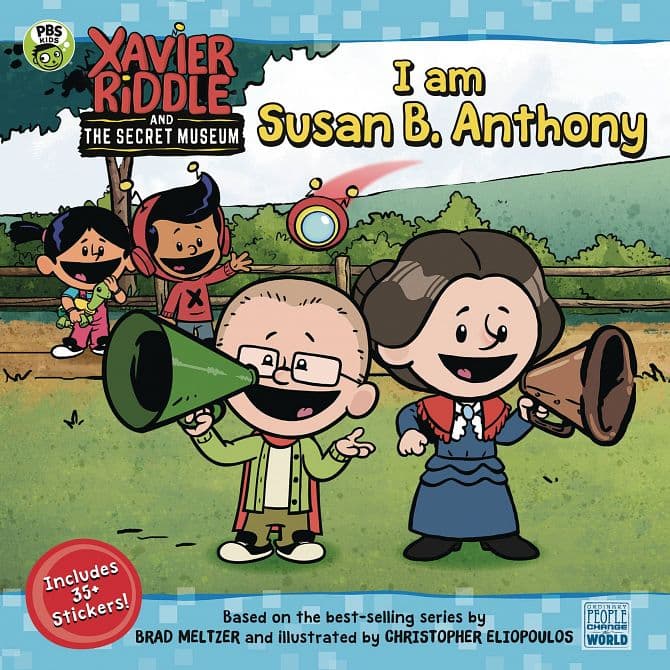 Cover Art for XAVIER RIDDLE & SECRET MUSEUM SC I AM SUSAN B ANTHONY