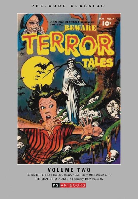 Cover Art for PRE CODE CLASSICS BEWARE TERROR TALES HC VOL 02