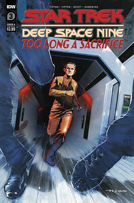 Cover Art for STAR TREK DS9 TOO LONG A SACRIFICE