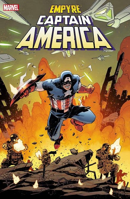 Cover Art for EMPYRE CAPTAIN AMERICA