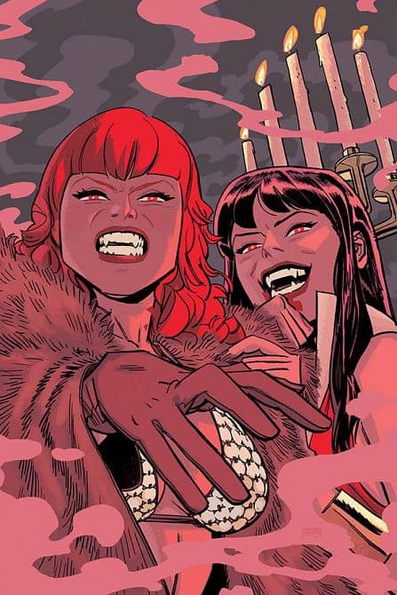 Cover Art for VAMPIRELLA RED SONJA