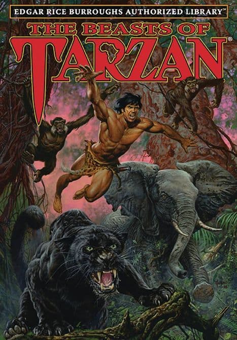 Cover Art for ERB AUTHORIZED LIBRARY TARZAN HC VOL 03 BEASTS OF TARZAN