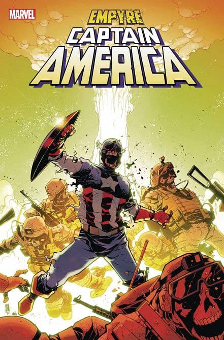 Cover Art for EMPYRE CAPTAIN AMERICA