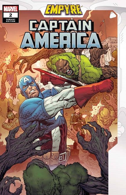 Cover Art for EMPYRE CAPTAIN AMERICA