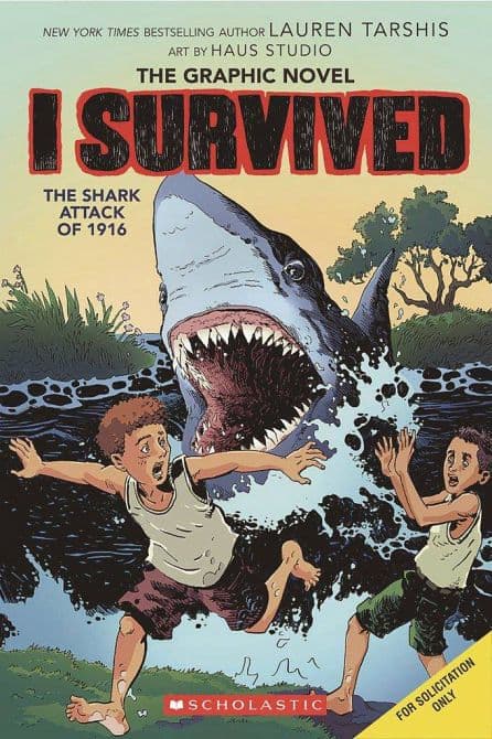 Cover Art for I SURVIVED HC GN VOL 02 SHARK ATTACKS OF 1916