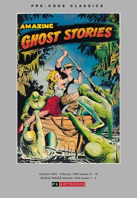 Cover Art for PRE CODE CLASSICS AMAZING GHOST STORIES HC VOL 01