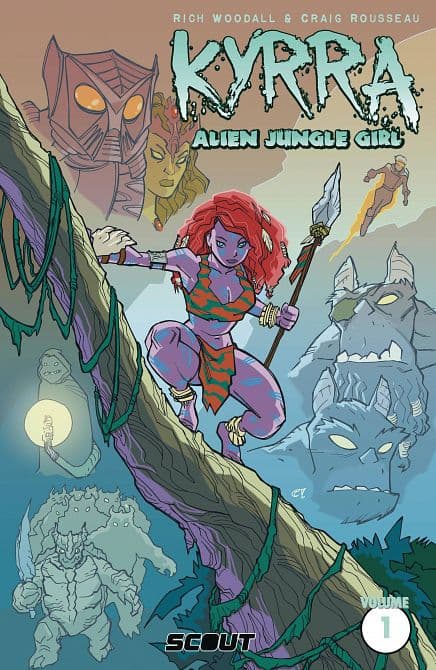 Cover Art for KYRRA ALIEN JUNGLE GIRL TP