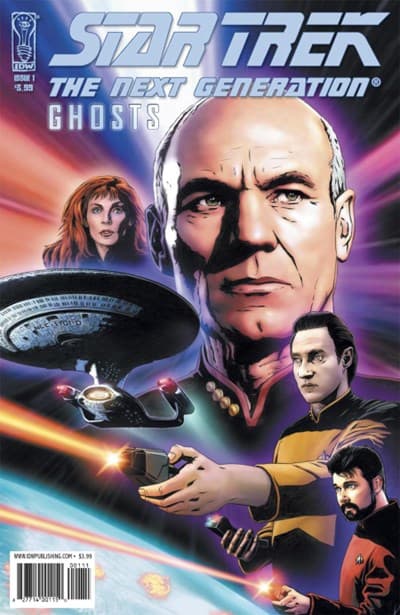 Cover Art for STAR TREK THE NEXT GENERATION GHOSTS ( 2009-2010 )