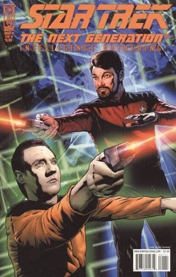 Cover Art for STAR TREK THE NEXT GENERATION INTELLIGENCE GATHERING ( 2008 )