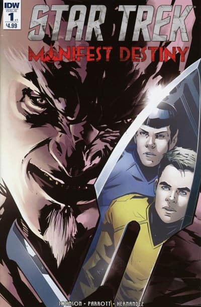Cover Art for STAR TREK MANIFEST DESTINY ( 2016 )