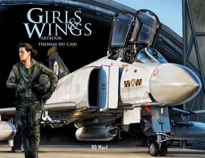 Cover Art for GIRLS AND WINGS-ARTBOOK
