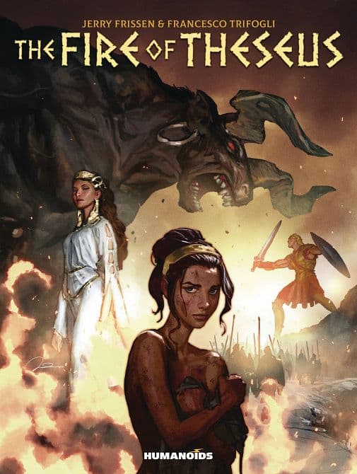 Cover Art for FIRE OF THESEUS HC